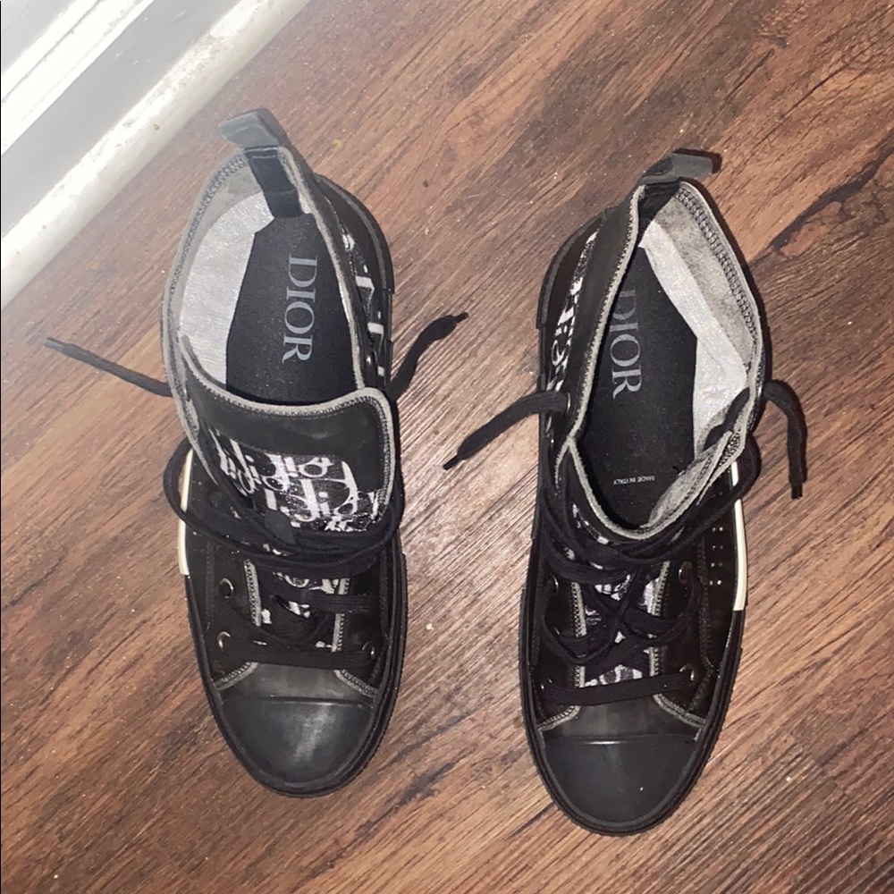 Dior Black High-Top Sneakers - Picture 2 of 5